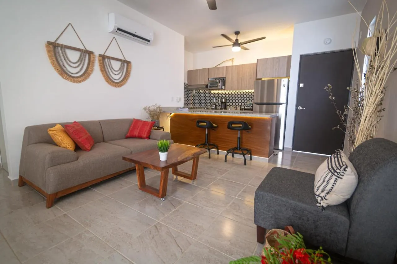 Apartment Ferienwohnung Casa Jaguar Puerto Morelos Mexiko